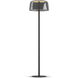 Yurei 51.5 inch 14.00 watt Matte Black Floor Lamp Portable Light in Acrylic Dark Gray